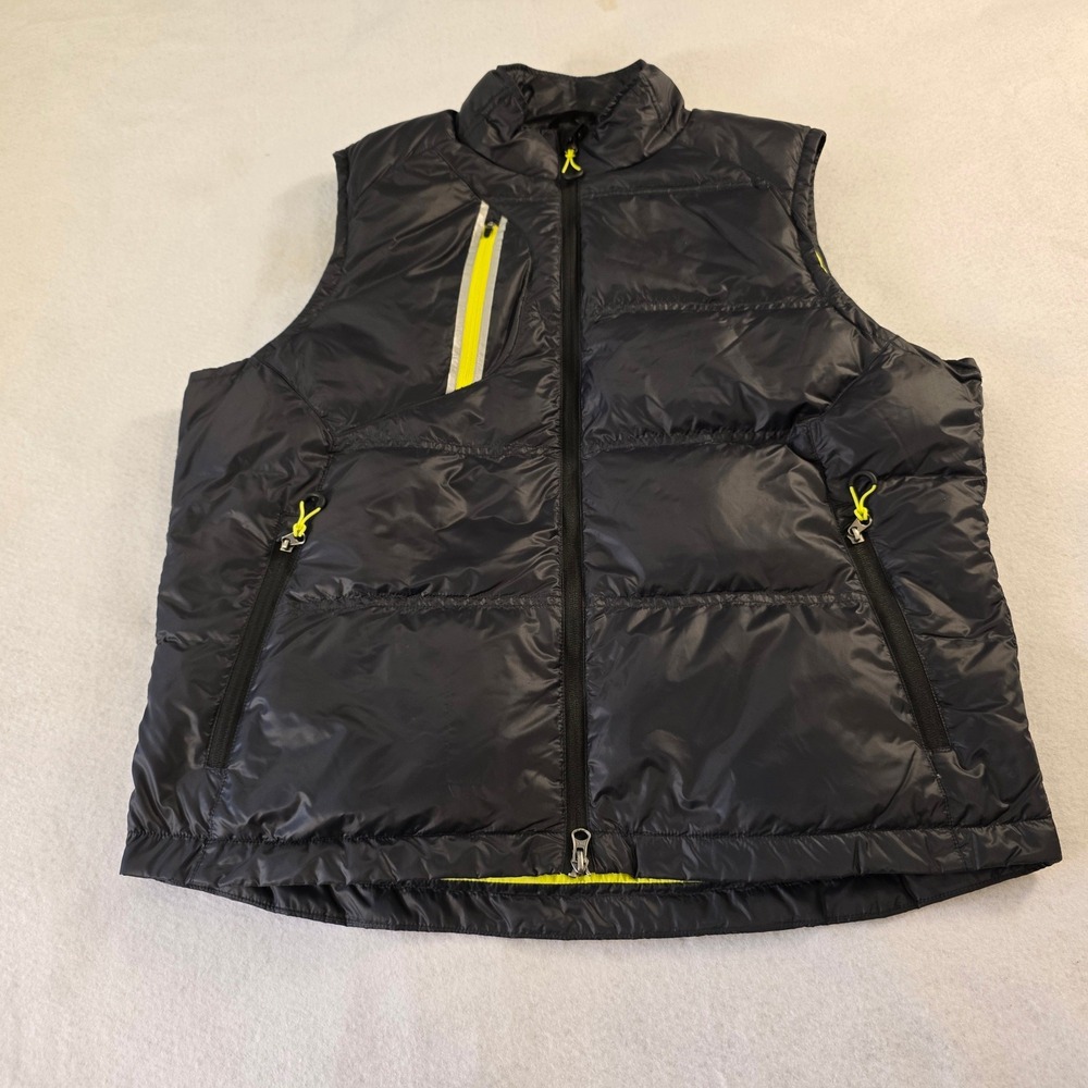 Zero Restriction Tour Series Mens Golf Puffer Vest Black Neon L BE101001FA